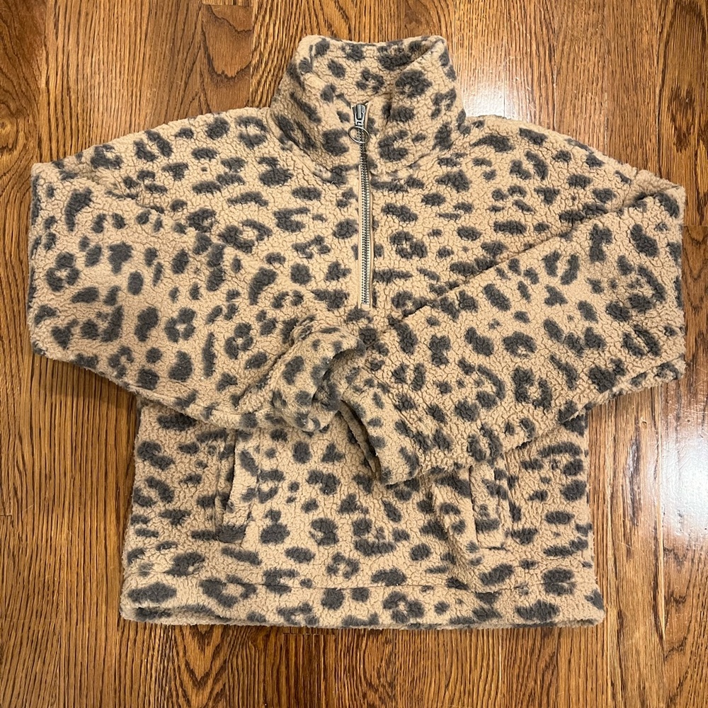 Abercrombie & Fitch quarter zip fleece